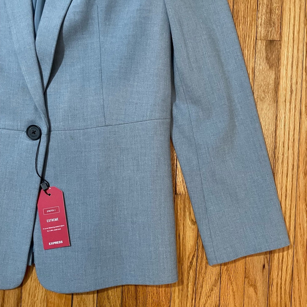 EXPRESS Light Blue Blazer - Picture 2 of 10